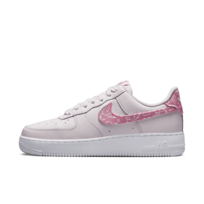 Nike air force 1 pink tick best sale